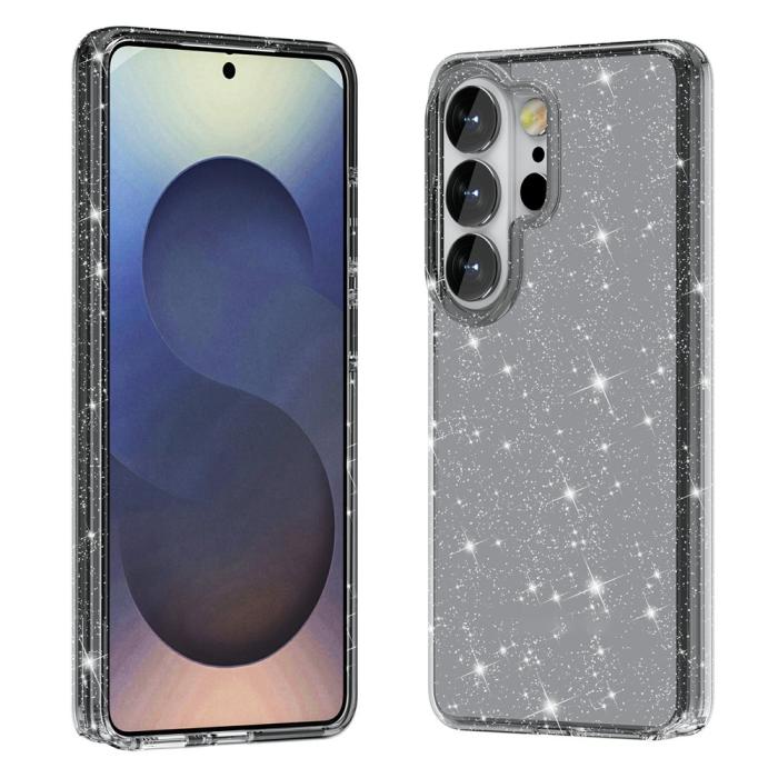 Bild 2,  Samsung Galaxy S26 Ultra Skal Glitter TPU Svart - Teknikhallen.se