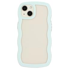  iPhone 14 Skal Wavy Hybrid Transparent/Gr&ouml;n - Teknikhallen.se