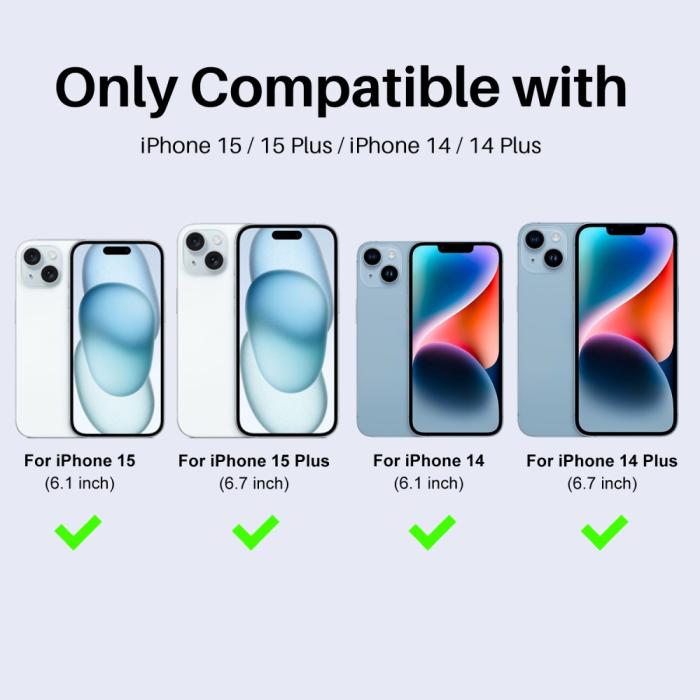 Bild 2, NORTHJO NORTHJO iPhone 15/15 Plus/14/14 Plus Linsskydd 3-PACK Blå - Teknikhallen.se