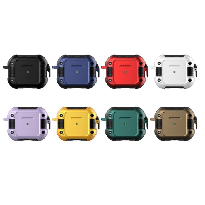 Bild 2,  AirPods 3 Skal Shockproof Tank Hybrid Vit - Teknikhallen.se