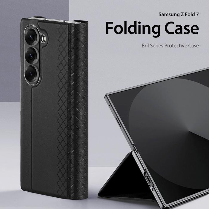 Bild 3, DUX DUCIS DUX DUCIS Samsung Galaxy Z Fold 7 Fodral Bril Series Svart - Teknikhallen.se