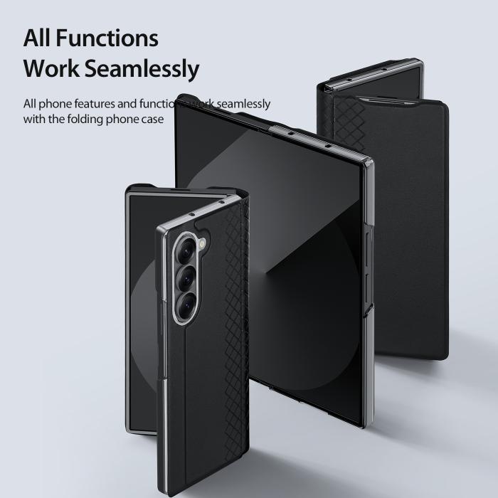 Bild 5, DUX DUCIS DUX DUCIS Samsung Galaxy Z Fold 7 Fodral Bril Series Svart - Teknikhallen.se