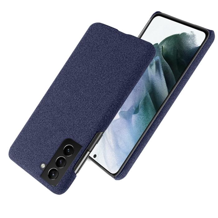 Bild 5, KSQ KSQ Samsung Galaxy S22 Plus Skal Tygbelagt Blå - Teknikhallen.se