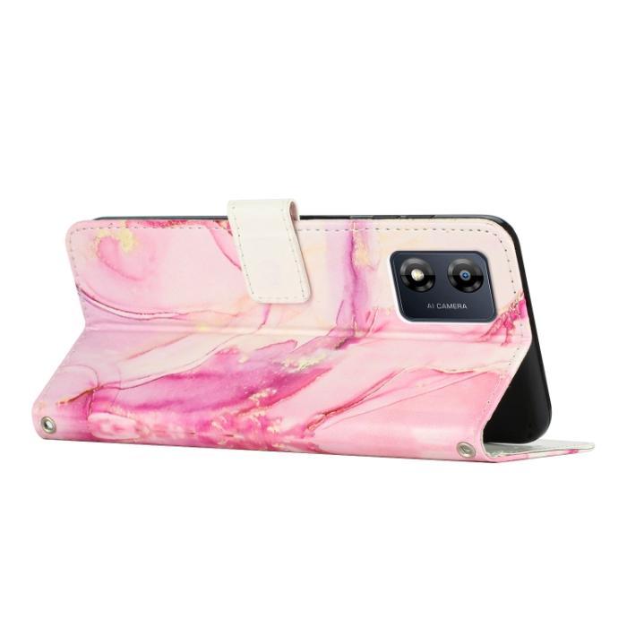 Bild 3,  Motorola Moto E13 Fodral Marmor Roséguld - Teknikhallen.se