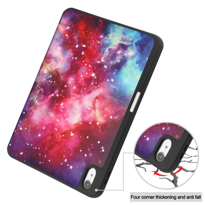 Bild 6,  iPad 11 2025 / 10.9 2022 Fodral Tri-Fold Pennhållare - Teknikhallen.se