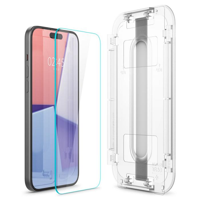 Bild 3, Spigen Spigen iPhone 16/15 GLAS.tR 