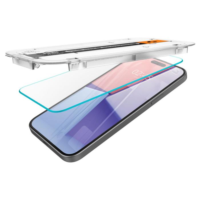 Bild 5, Spigen Spigen iPhone 16/15 GLAS.tR 