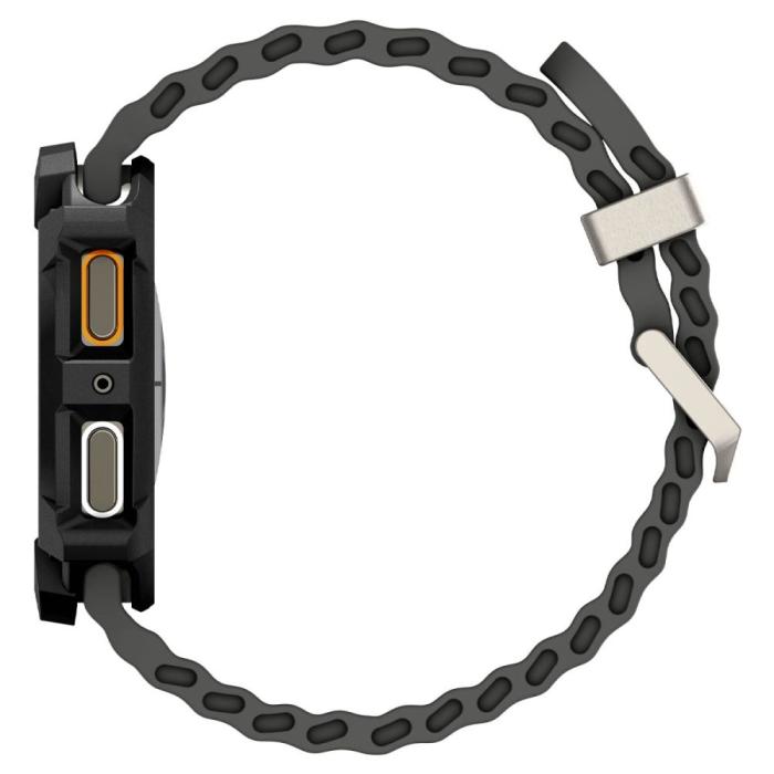 Bild 6, Spigen Spigen Galaxy Watch 8 44 mm Skal Rugged Armor Matt Svart - Teknikhallen.se