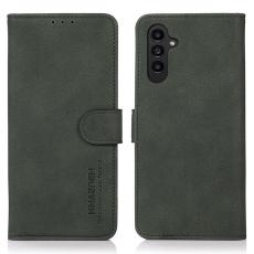 KHAZNEH KHAZNEH Galaxy A14 4G/5G Fodral Retro L&auml;der Gr&ouml;n - Teknikhallen.se
