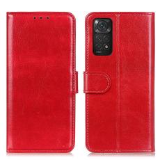  Xiaomi Redmi Note 11 4G Fodral Crazy Horse L&auml;der R&ouml;d - Teknikhallen.se