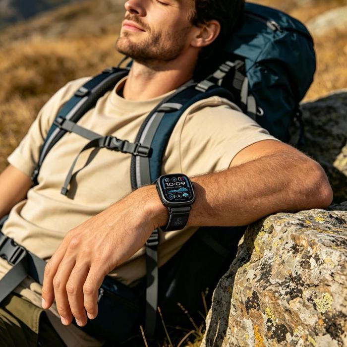 Bild 5, Tech-Protect Tech-Protect Apple Watch 42/44/45/46/49 mm Armband Nylon Elite - Teknikhallen.se