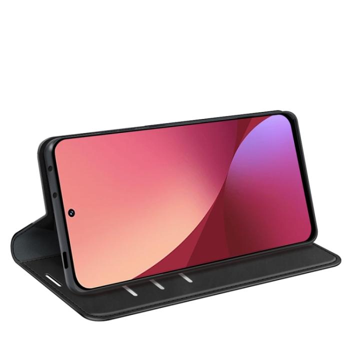 Bild 5,  Xiaomi 12 Pro Fodral Flip Svart - Teknikhallen.se