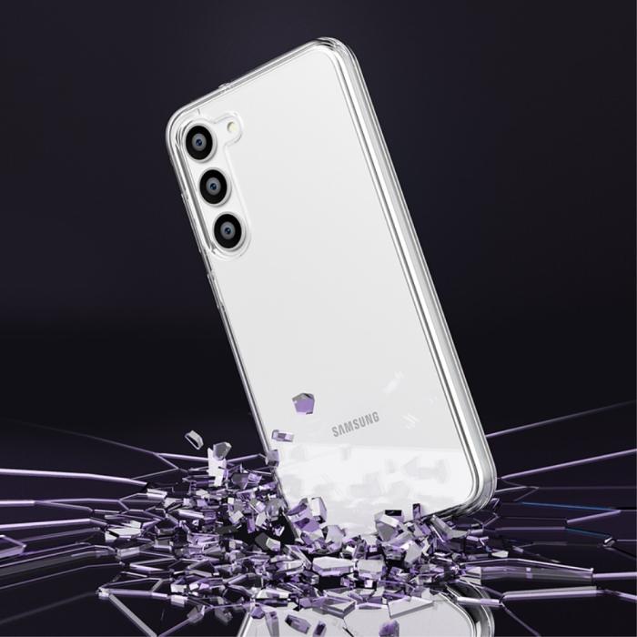 Bild 6,  Samsung Galaxy S23 Plus Skal Glitter Hybrid Transparent - Teknikhallen.se
