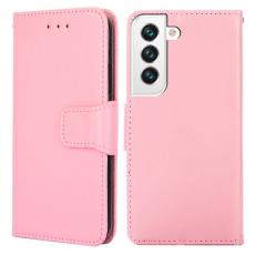  Samsung Galaxy S23 Plus Fodral L&auml;der Ljus Rosa - Teknikhallen.se