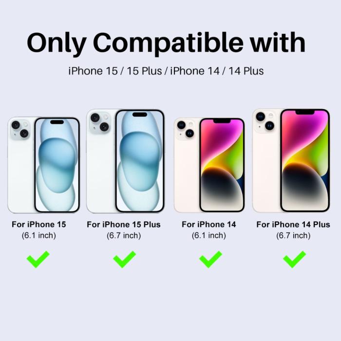 Bild 2, NORTHJO NORTHJO iPhone 15/15 Plus/14/14 Plus Linsskydd 3-PACK - Teknikhallen.se