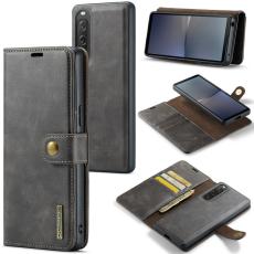 DG.MING DG.MING Sony Xperia 10 V 2in1 Magnet Fodral / Skal Gr&aring; - Teknikhallen.se