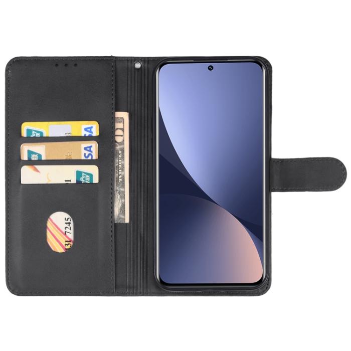 Bild 3,  Xiaomi 13 5G Fodral Solid Läder Svart - Teknikhallen.se