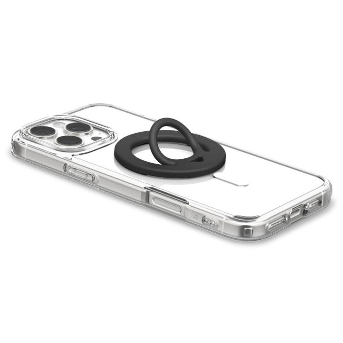 Bild 2, Spigen Spigen Magnetisk MagSafe Ringhållare Dual Pop Svart - Teknikhallen.se