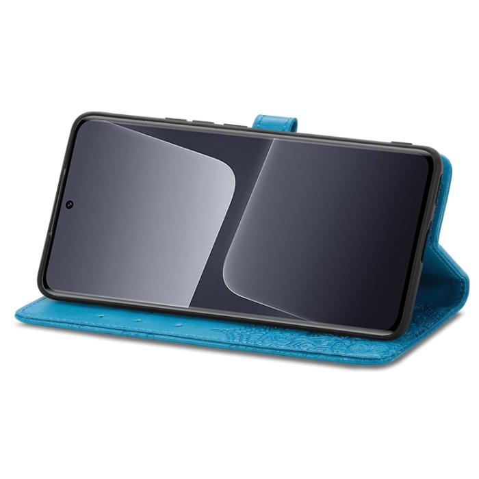Bild 4,  Xiaomi 13 5G Fodral Mandala Läder Blå - Teknikhallen.se
