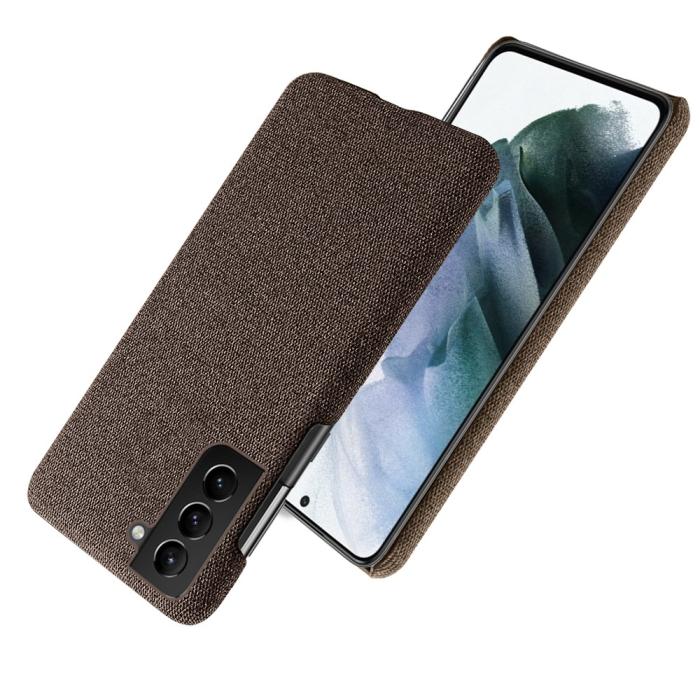 Bild 6, KSQ KSQ Samsung Galaxy S22 Plus Skal Tygbelagt Brun - Teknikhallen.se