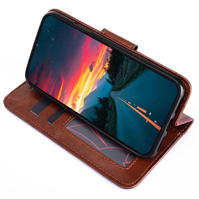 Bild 3,  Motorola Edge 30 Neo 5G Fodral PU-Läder Svart - Teknikhallen.se