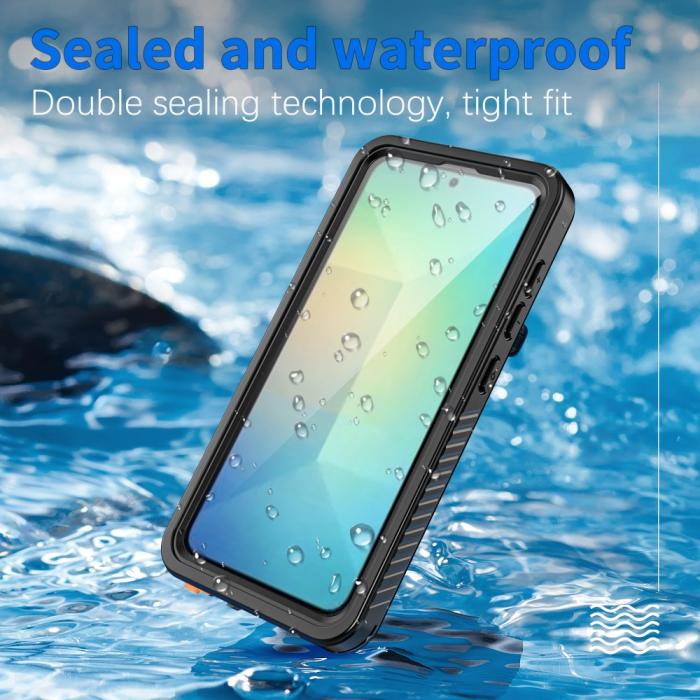 Bild 4, REDPEPPER REDPEPPER Samsung Galaxy S25 Skal Vattentätt IP68 Svart - Teknikhallen.se