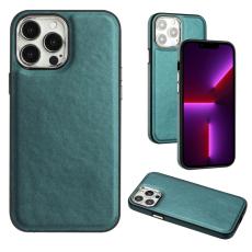  iPhone 15 Pro Skal L&auml;derbelagt Gr&ouml;n - Teknikhallen.se