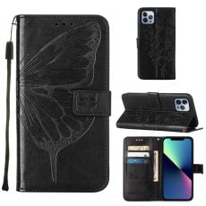  iPhone 15 Pro Fodral Med Fj&auml;ril Tryck Svart - Teknikhallen.se