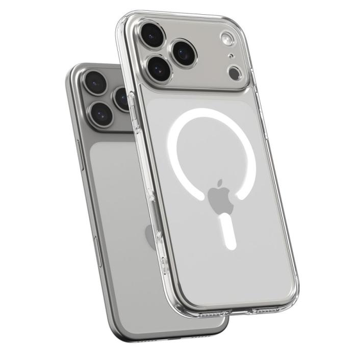 Bild 5, Spigen Spigen iPhone 17 Pro Skal MagSafe Ultra Hybrid Transparent - Teknikhallen.se