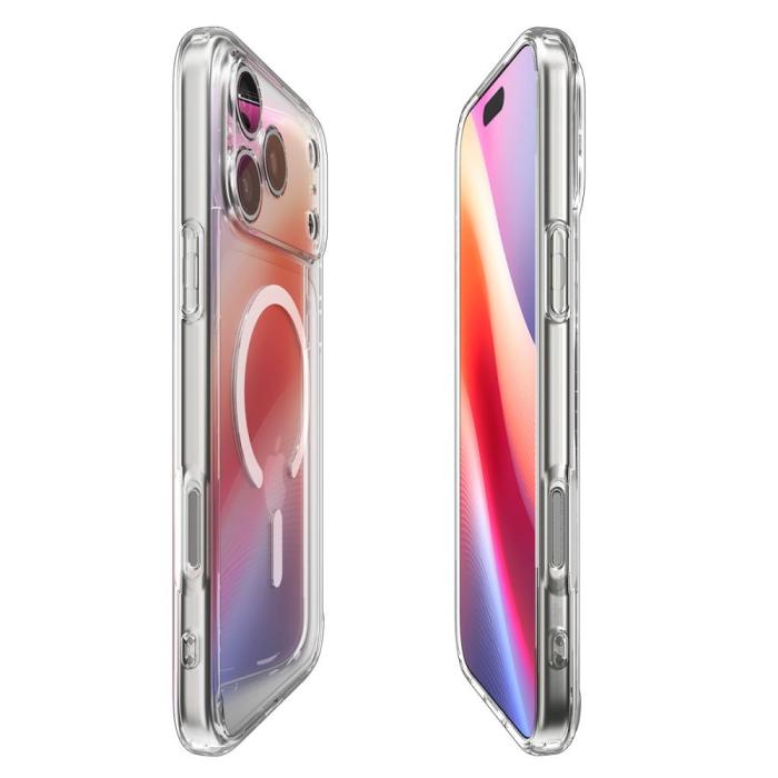 Bild 6, Spigen Spigen iPhone 17 Pro Skal MagSafe Ultra Hybrid Transparent - Teknikhallen.se