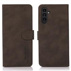KHAZNEH KHAZNEH Galaxy A14 4G/5G Fodral Retro L&auml;der Brun - Teknikhallen.se