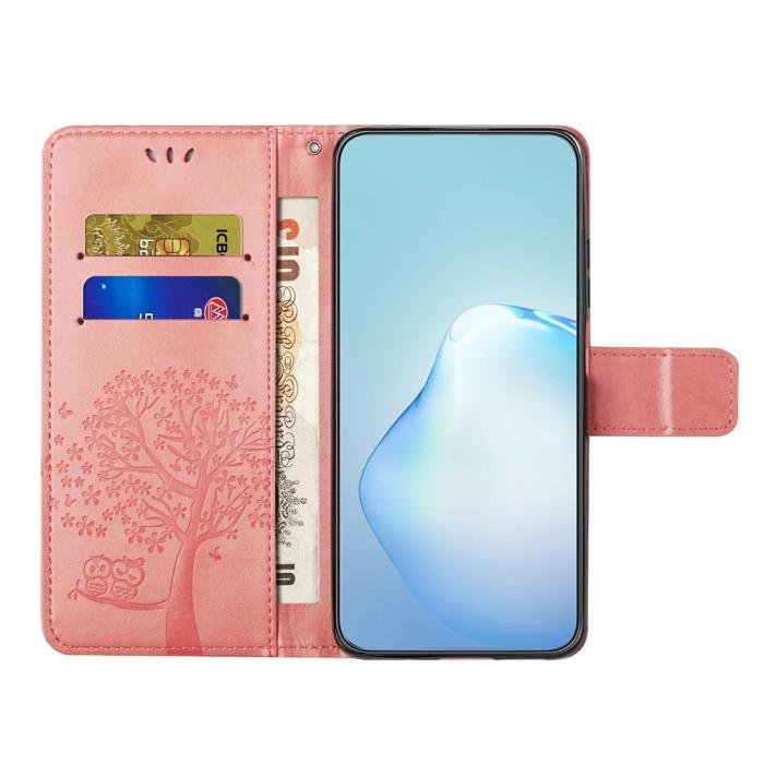 Bild 2,  Motorola Moto G86 Power/G86 5G Fodral Träd Tryck Rosa - Teknikhallen.se