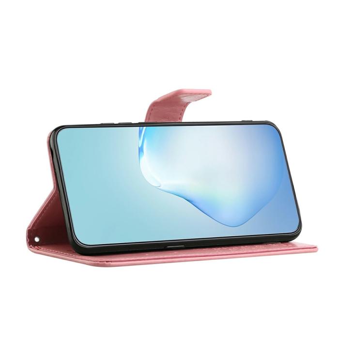 Bild 3,  Motorola Moto G86 Power/G86 5G Fodral Träd Tryck Rosa - Teknikhallen.se