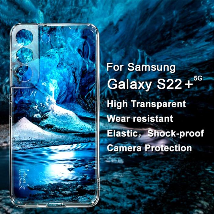 Bild 3, IMAK IMAK Samsung Galaxy S22 Plus Skal TPU Transparent - Teknikhallen.se