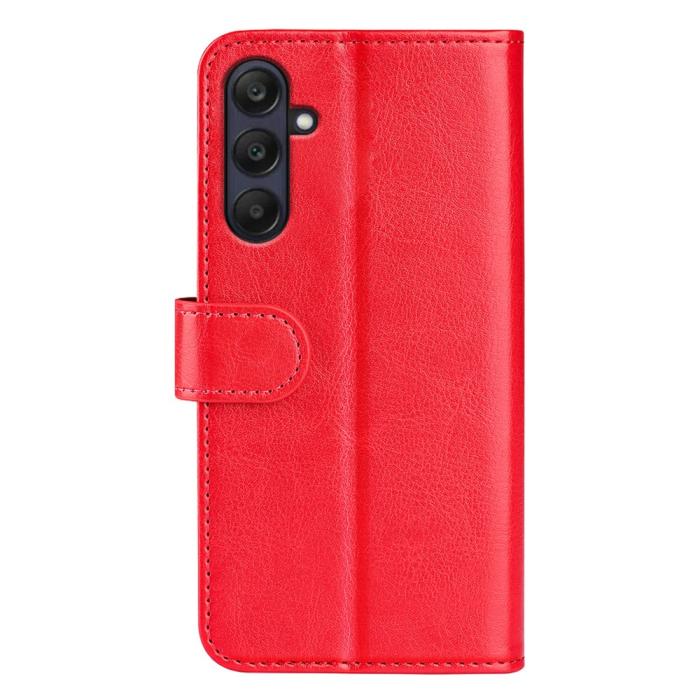 Bild 6,  Samsung Galaxy A26 5G Fodral Crazy Horse Läder Röd - Teknikhallen.se