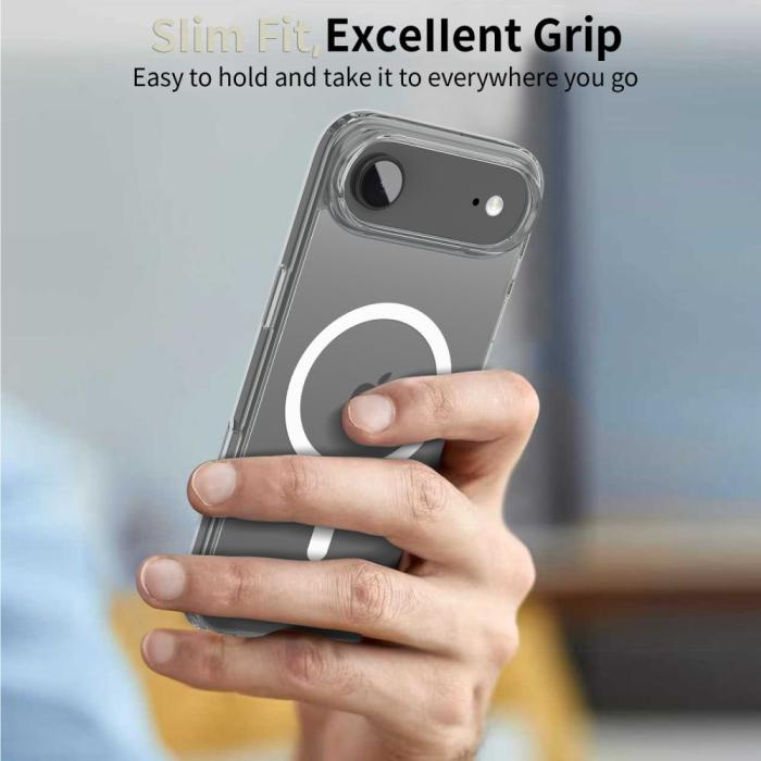 Bild 4, Tech-Protect Tech-Protect iPhone Air Skal MagSafe FlexAir Hybrid Transparent - Teknikhallen.se