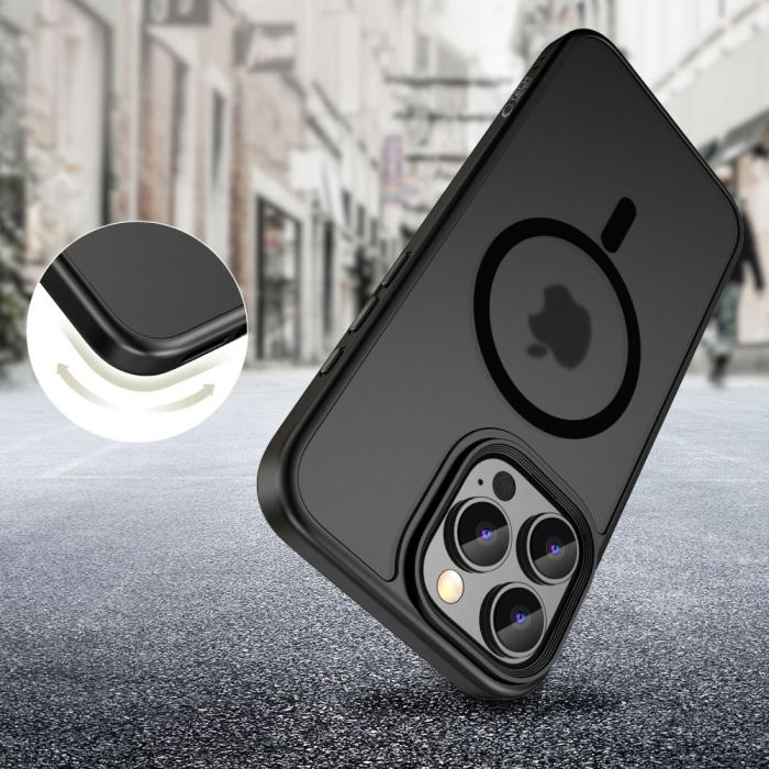 Bild 2, Tech-Protect Tech-Protect iPhone 16 Pro Max Skal MagSafe MagMat Matt Svart - Teknikhallen.se