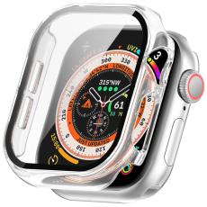  Apple Watch 10 42 mm Skal Med Sk&auml;rmskydd H&auml;rdat Glas Transparent - Teknikhallen.se