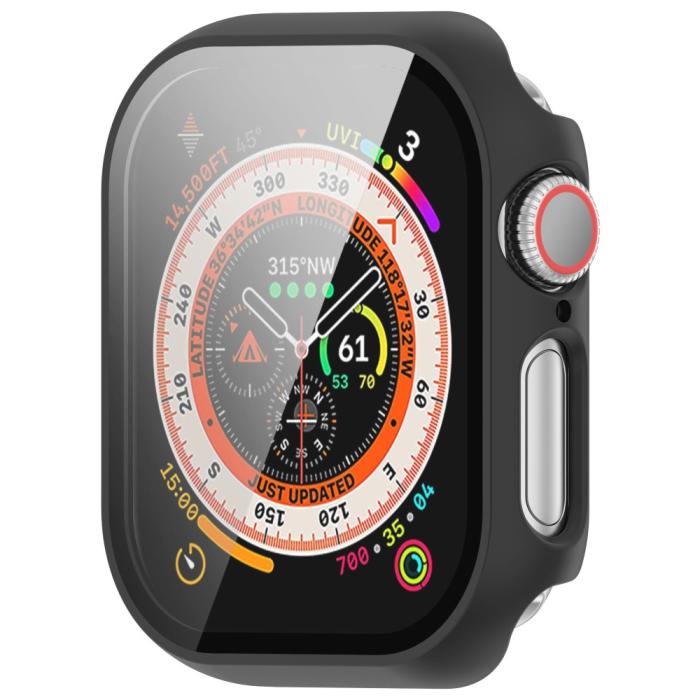 Bild 5,  Apple Watch 10 42 mm Skal Med Skärmskydd Härdat Glas Svart - Teknikhallen.se
