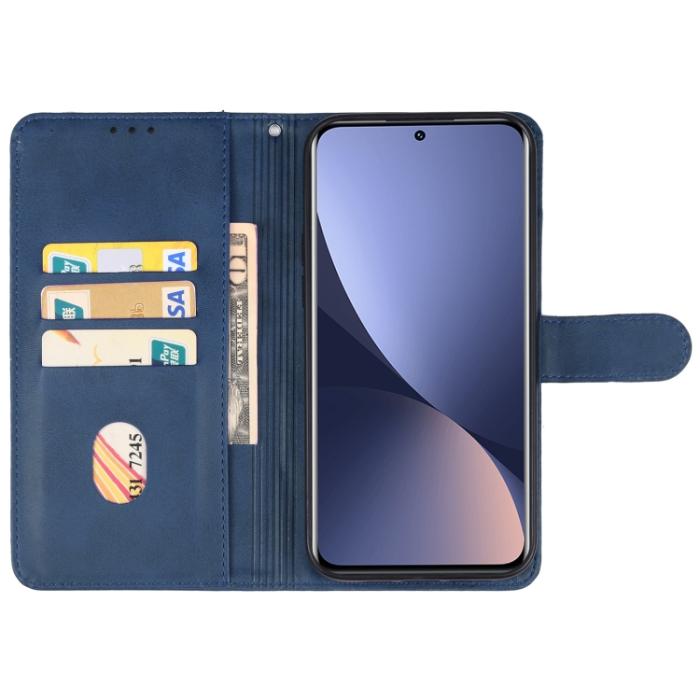 Bild 3,  Xiaomi 13 5G Fodral Solid Läder Blå - Teknikhallen.se