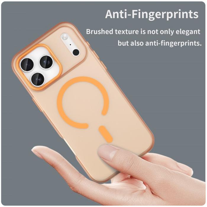 Bild 5,  iPhone 17 Pro Max Skal MagSafe Hybrid Orange - Teknikhallen.se