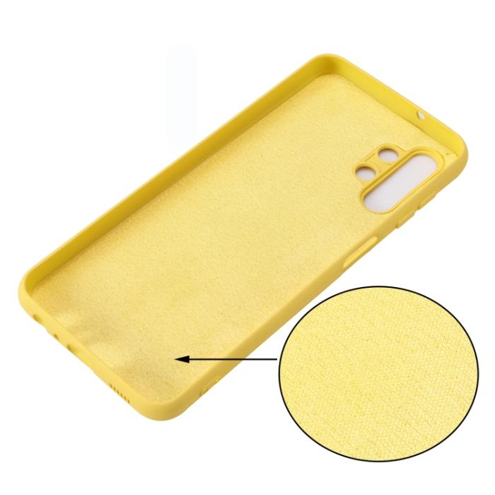 Bild 5,  Samsung Galaxy A13 4G Skal Silikon Liquid Gul - Teknikhallen.se