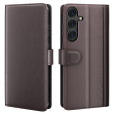  Samsung Galaxy S25 Plus Fodral Premium &Auml;kta L&auml;der Brun - Teknikhallen.se