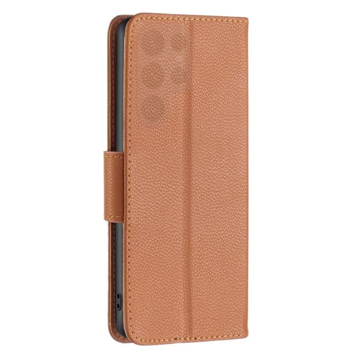 Bild 5,  Samsung Galaxy S24 Ultra Fodral Litchi Shark Brun - Teknikhallen.se