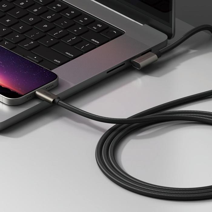 Bild 4, Ringke Ringke 2m 240W PD USB 3.2 Gen 2x2 USB-C - USB-C Degree Kabel - Teknikhallen.se
