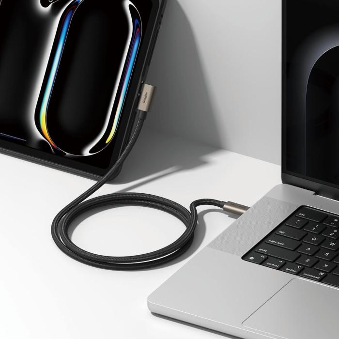 Bild 5, Ringke Ringke 2m 240W PD USB 3.2 Gen 2x2 USB-C - USB-C Degree Kabel - Teknikhallen.se