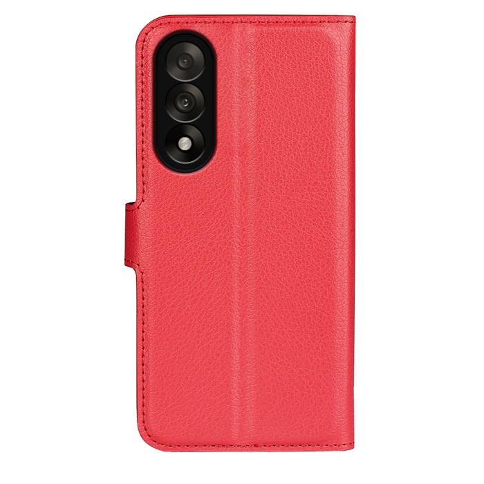 Bild 3,  OnePlus Nord 5 5G Fodral Litchi Läder Röd - Teknikhallen.se