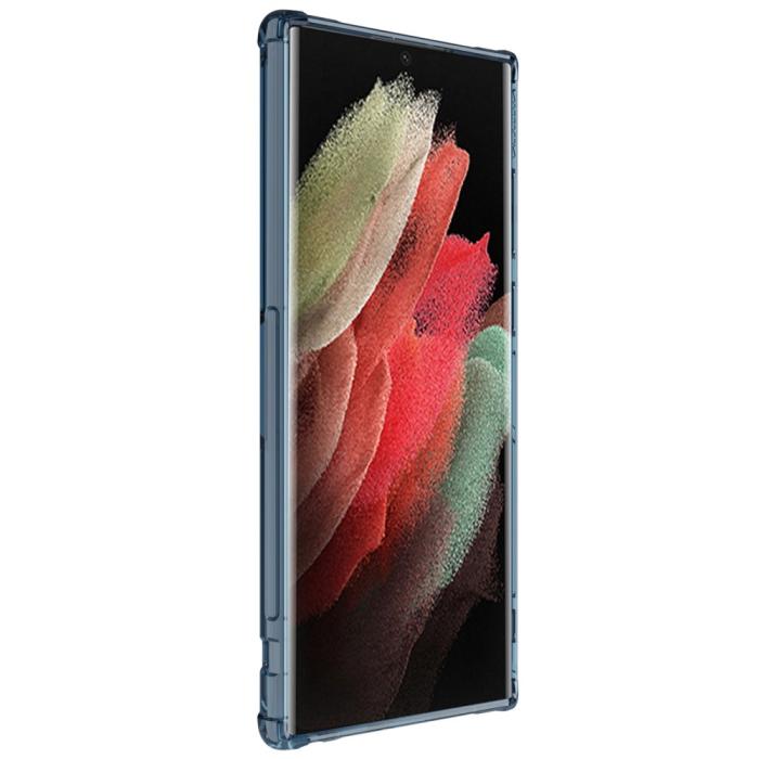 Bild 4, NILLKIN NILLKIN Samsung Galaxy S22 Ultra Skal Nature Hybrid Blå - Teknikhallen.se