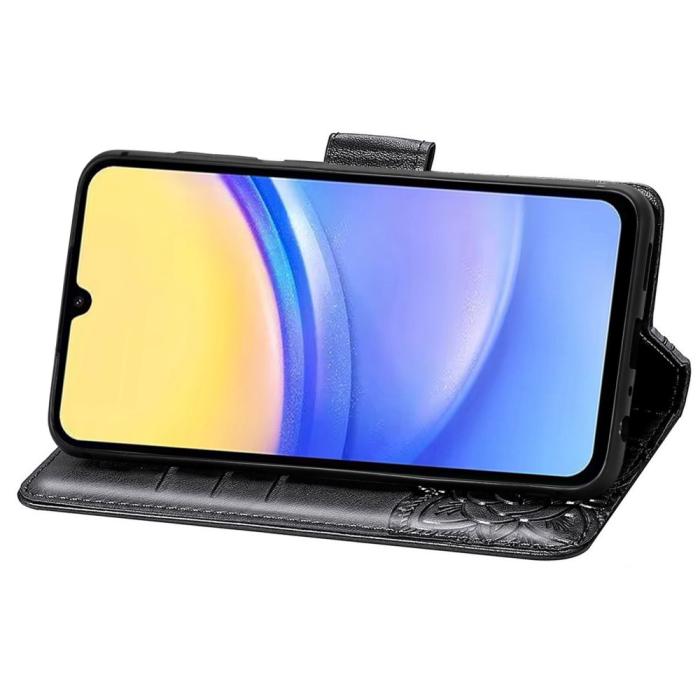 Bild 3,  Samsung Galaxy A15 5G Fodral Big Butterfly Svart - Teknikhallen.se