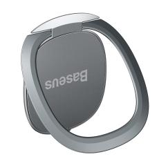 BASEUS Baseus Universal Ring H&aring;llare Kickstand Silver - Teknikhallen.se